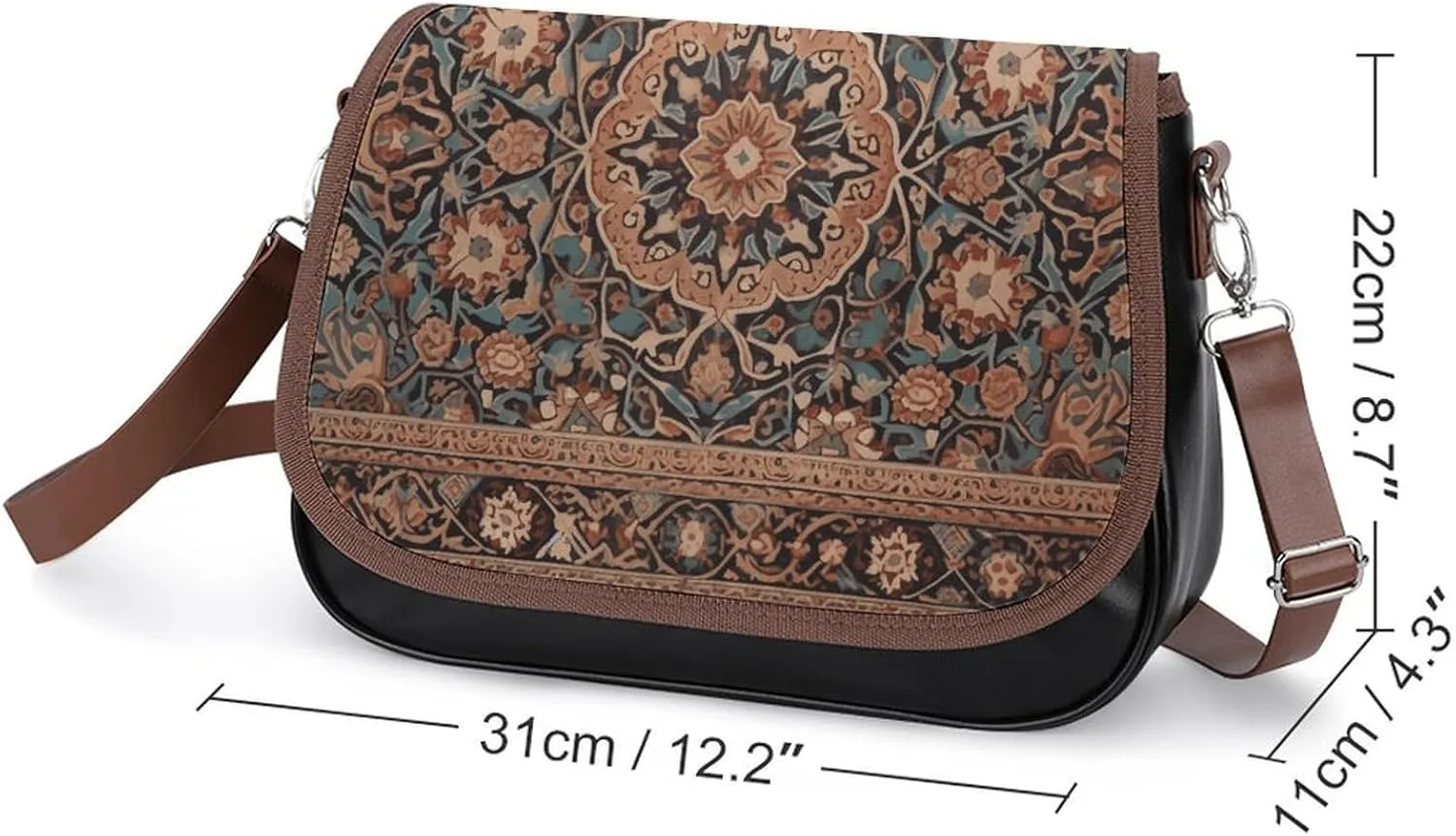Geometric Marble Crossbody Bags for Women,PU Leather Tote Bag for Women,Shoulder Bag Purse for Work Shopping Travel