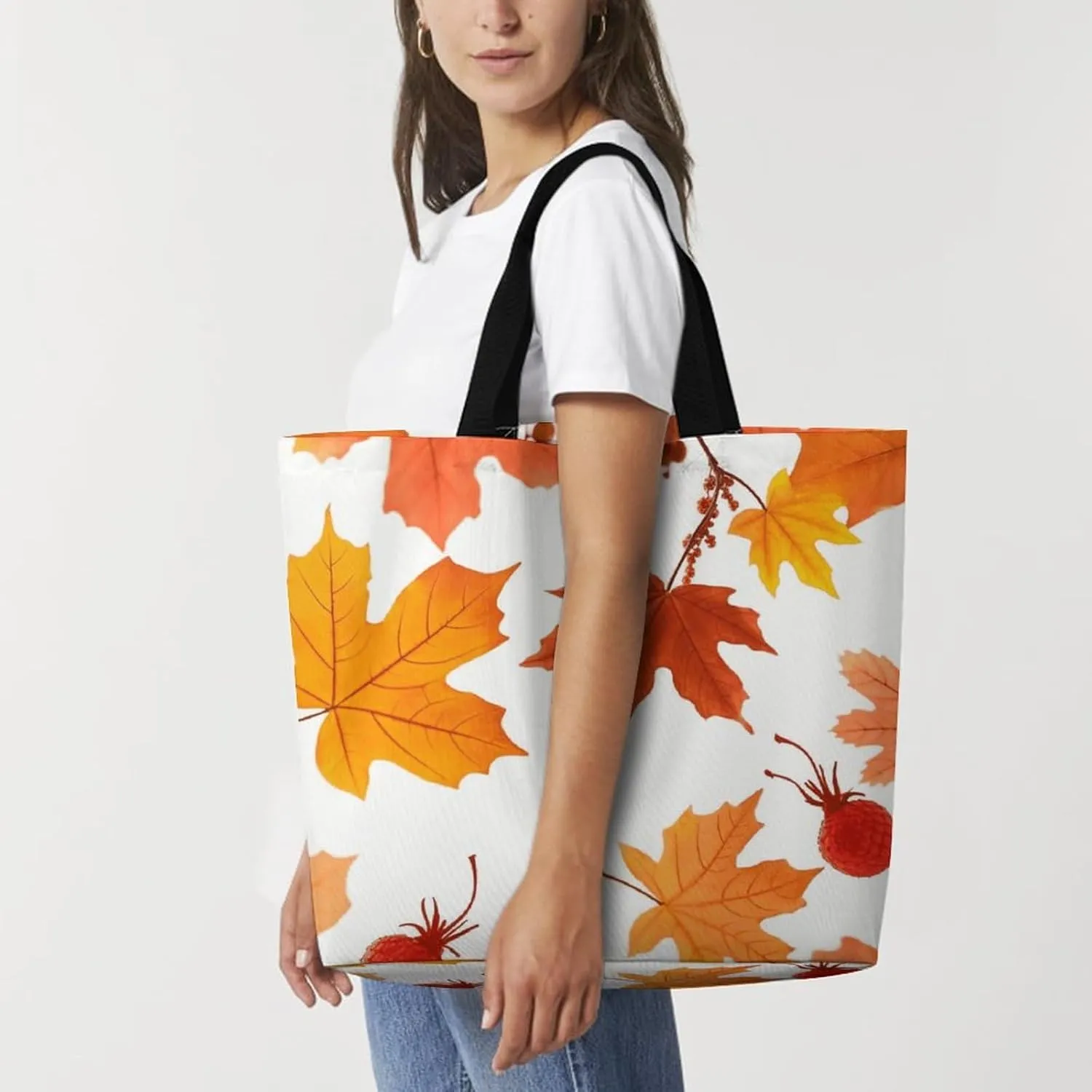 Germany Flag Eagle Tote Bags, Reusable Grocery Bags, Large Shopping Bag, Shoulder Bag for Women