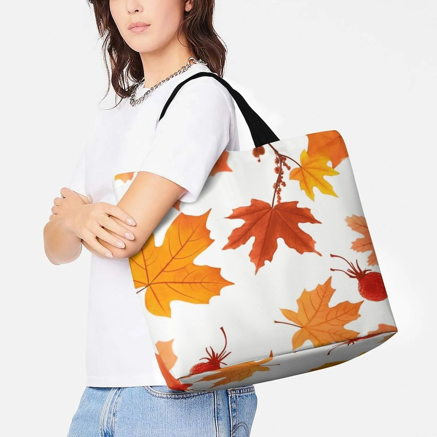 Germany Flag Eagle Tote Bags, Reusable Grocery Bags, Large Shopping Bag, Shoulder Bag for Women
