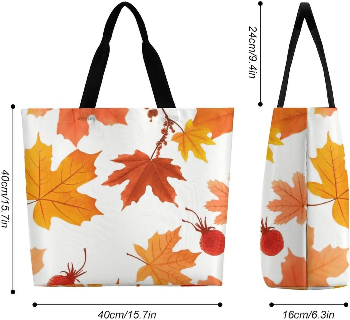 Germany Flag Eagle Tote Bags, Reusable Grocery Bags, Large Shopping Bag, Shoulder Bag for Women