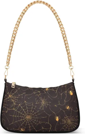 Golden Web trendy chain fashion shoulder bag hand bags for women for adult