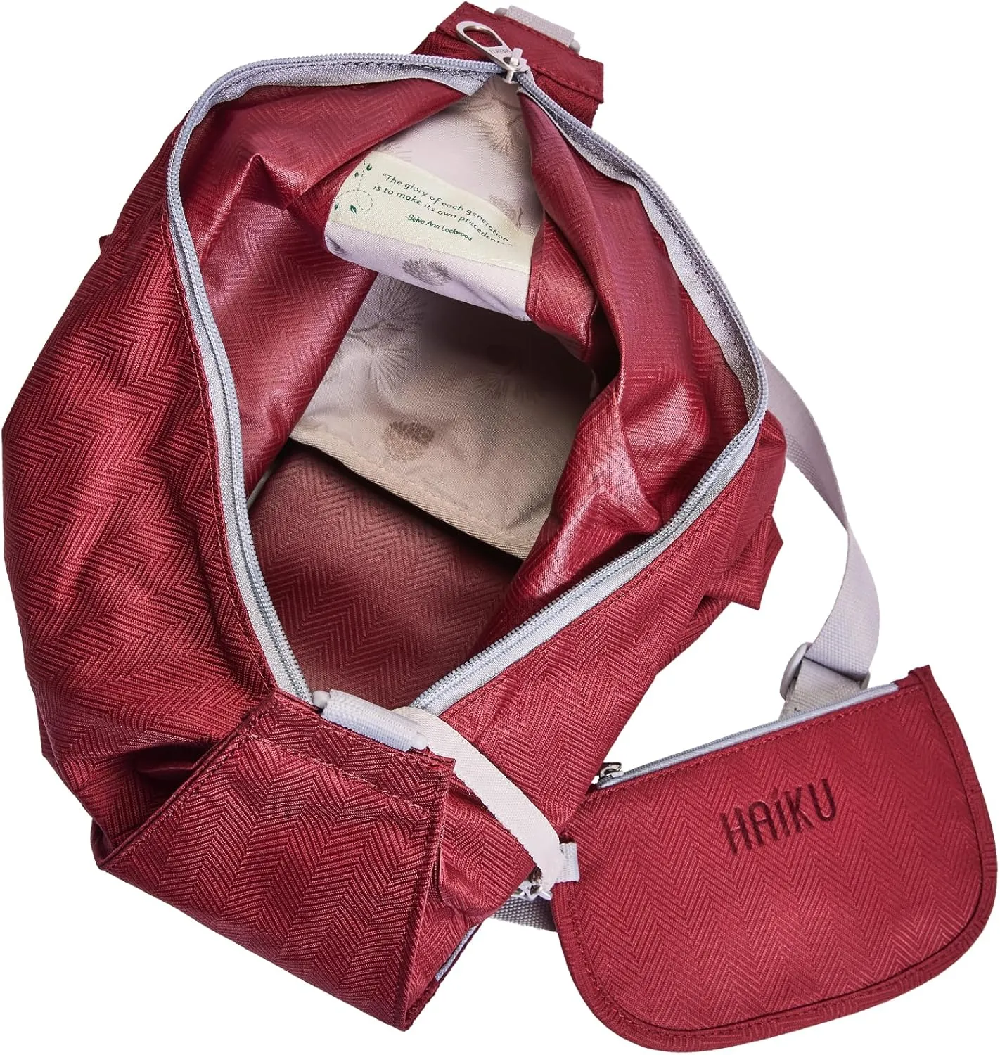 HAIKU Crescent Convertible Crossbody Bags for Women, Sling Bag, Shoulder Carry, Backpack Purse 2.0