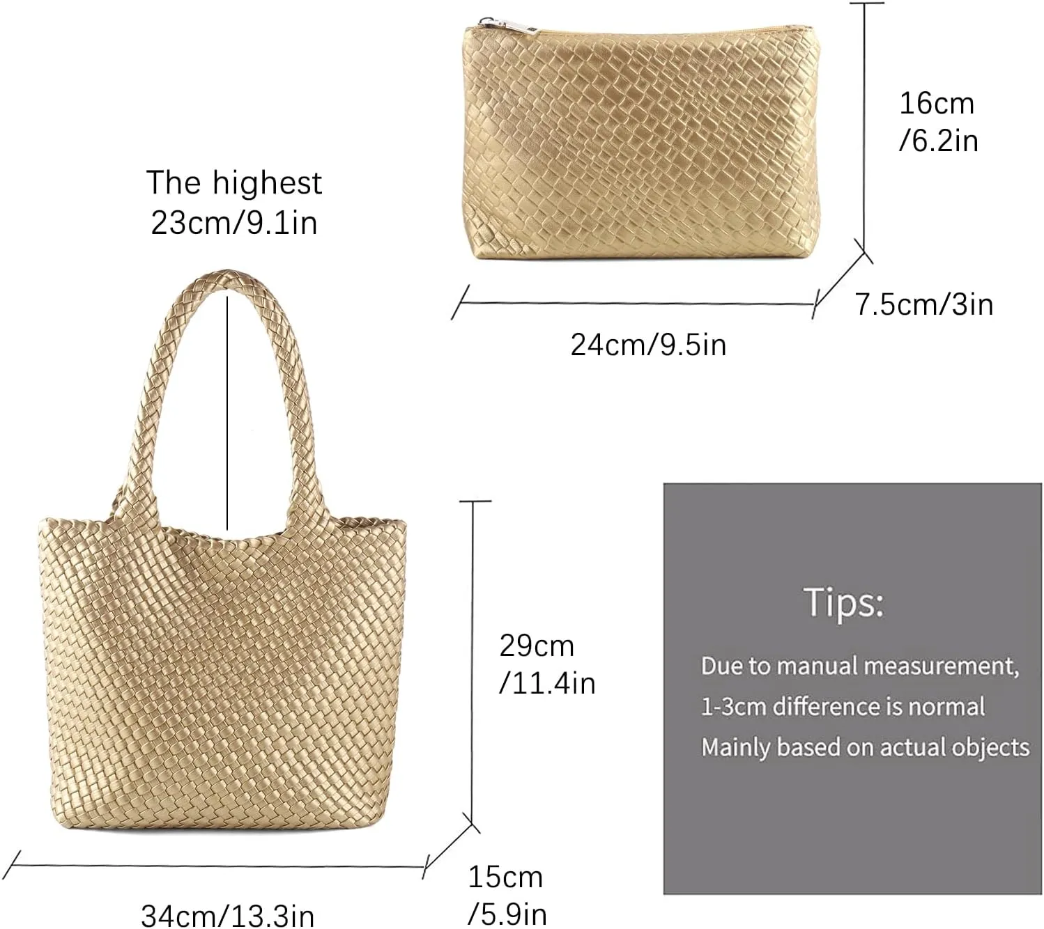 Hand Woven Bag Tote BagS For Women Top Handle Shoulder Vegan Leather Large Travel Beach Hobo Handbag