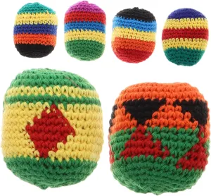 Handmade Crochet Bean Bags Soft Juggling Balls for Preschoolers' Skill Development