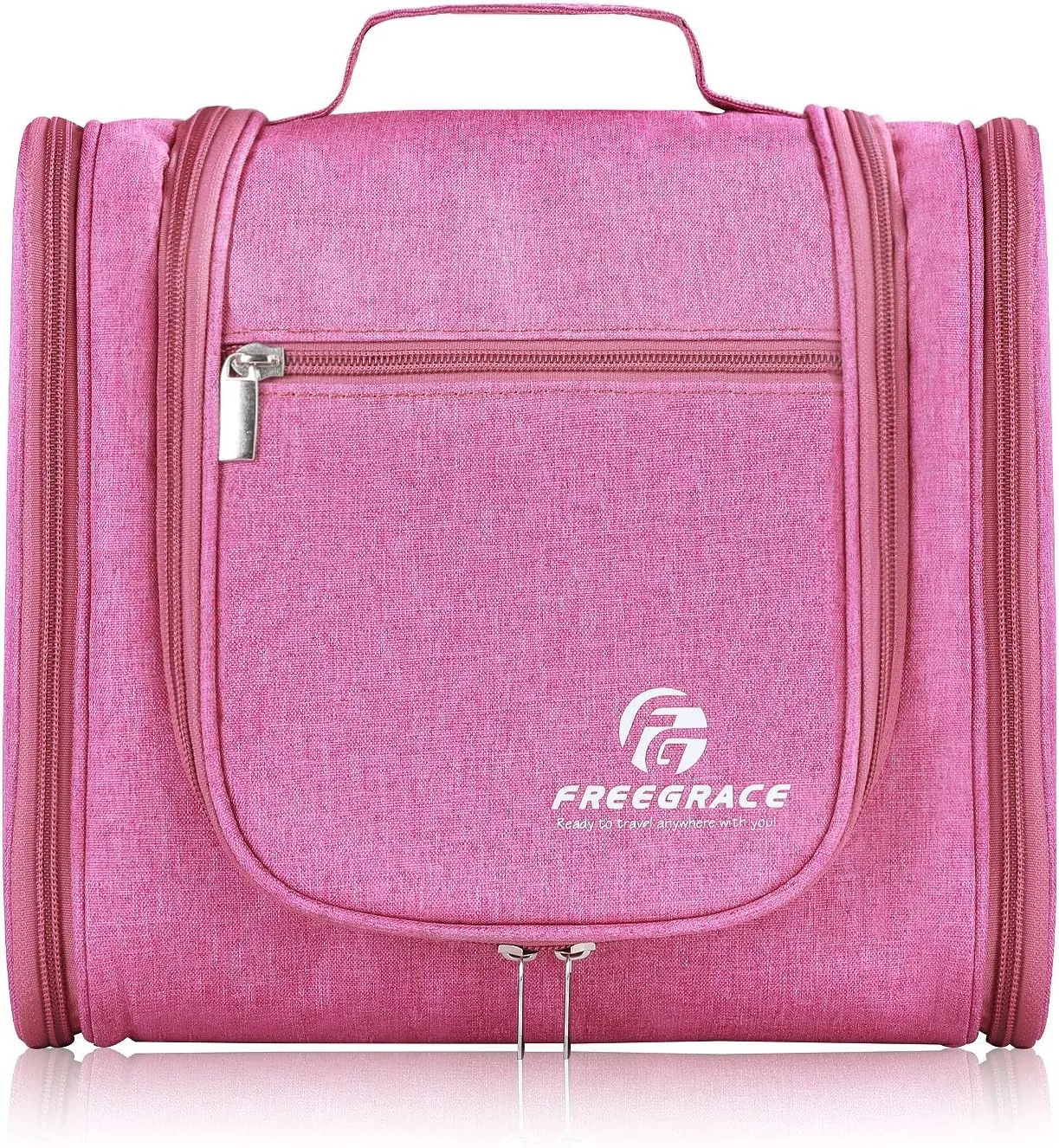 Hanging Toiletry Bag Extra Large Capacity | Premium Travel Organizer Bags For Men And Women | Durable Waterproof Nylon Bathroom, Shower, Makeup Bag For Toiletries, Cosmetics, Brushes