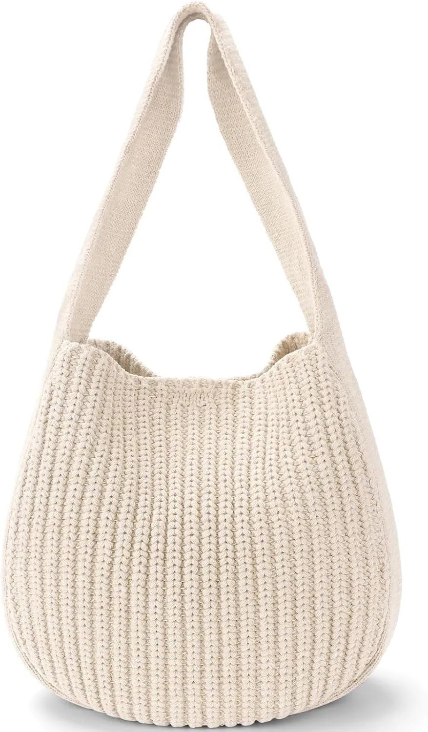 hatisan Crochet Bags for Women - Summer Beach Tote, Aesthetic Hippie Knit Bag