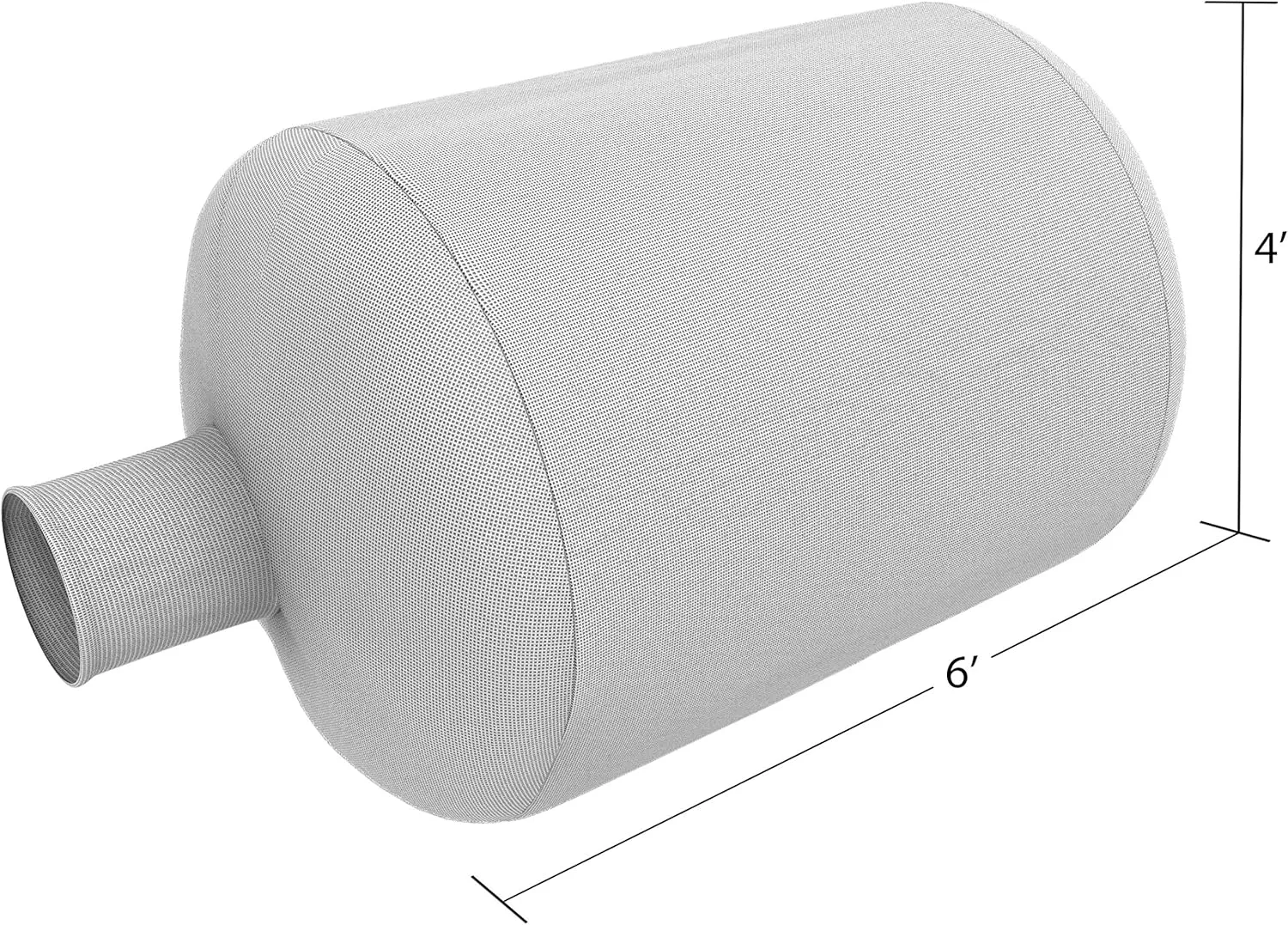 Heavy Duty Insulation Vacuum Bags by RAM - Size 6 ft x 4 ft - Holds EST 75 Cubic Feet - Low Dust Bag (10)