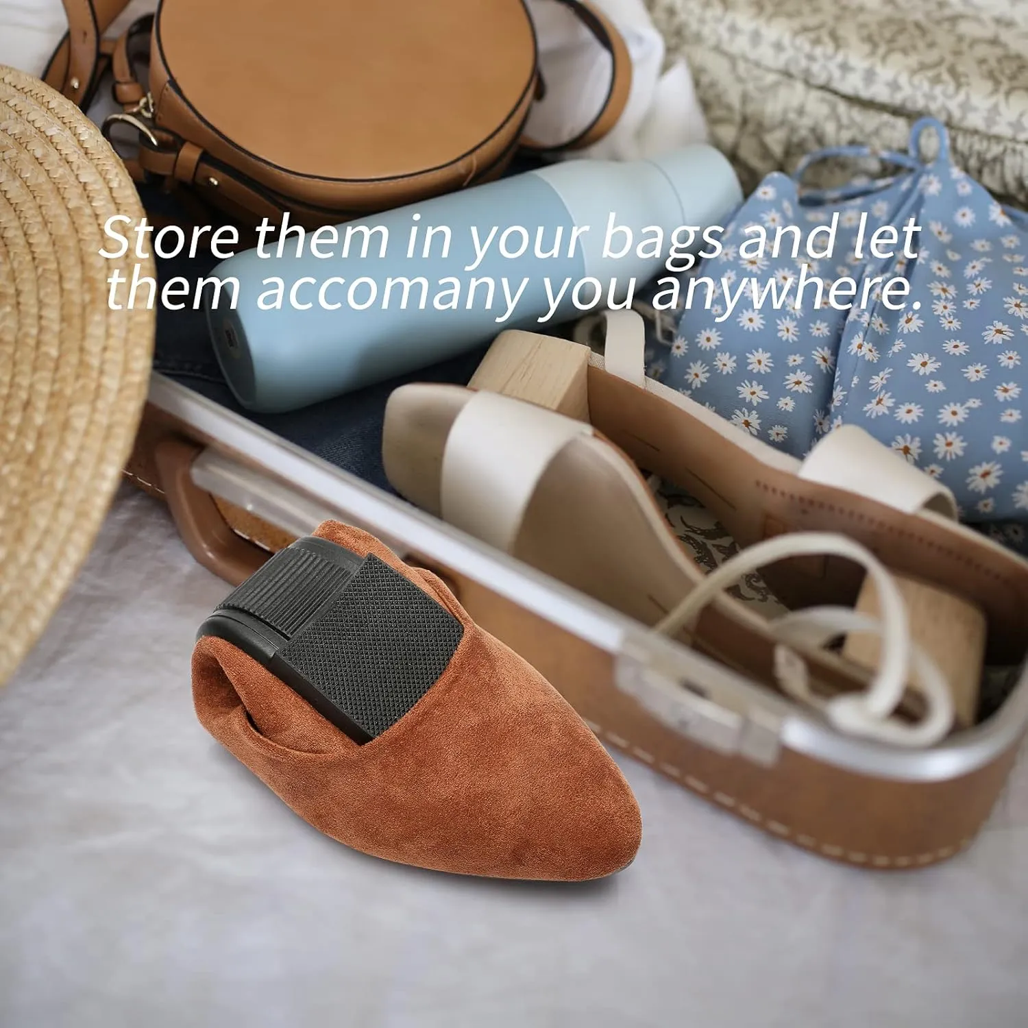 HEAWISH Women’s Black Flats Shoes Comfortable Suede Pointed Toe Slip On Casual Ballet Flats Dress Shoes Nude Flats