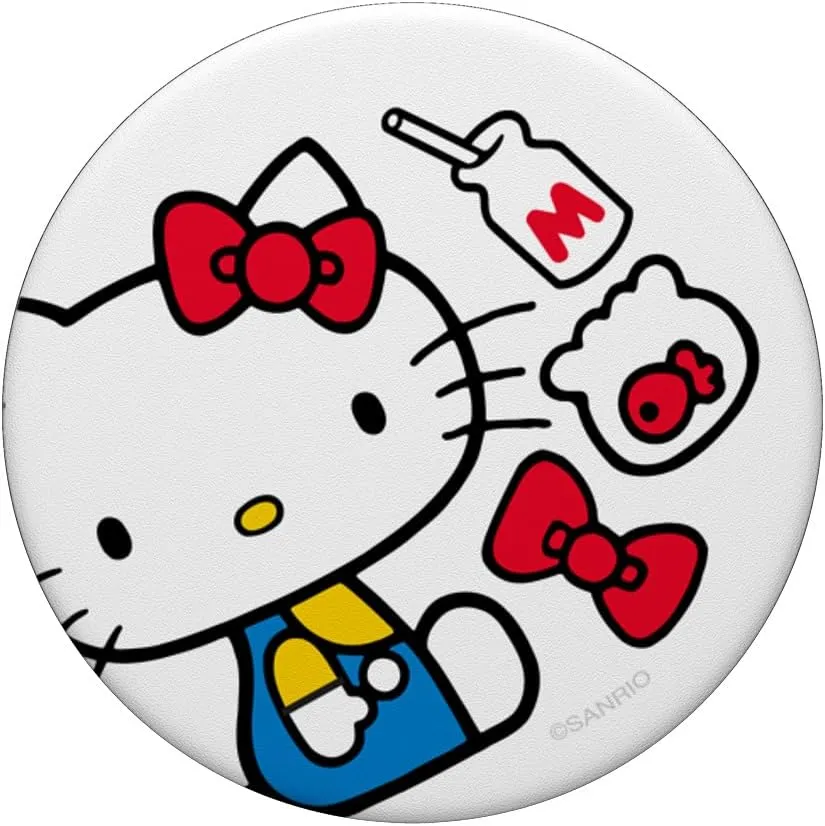 Hello Kitty Retro Favorite Things PopSockets Stand for Smartphones and Tablets PopSockets Adhesive PopGrip