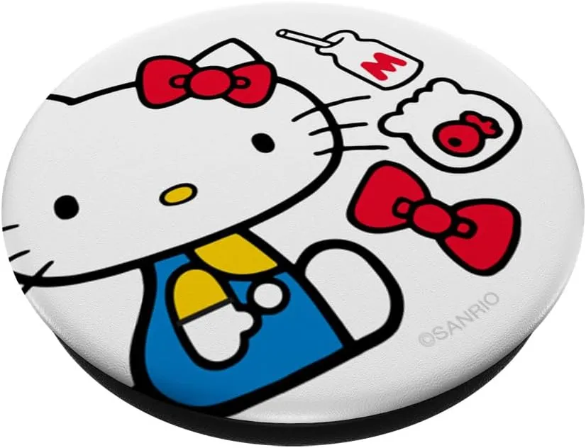 Hello Kitty Retro Favorite Things PopSockets Stand for Smartphones and Tablets PopSockets Adhesive PopGrip