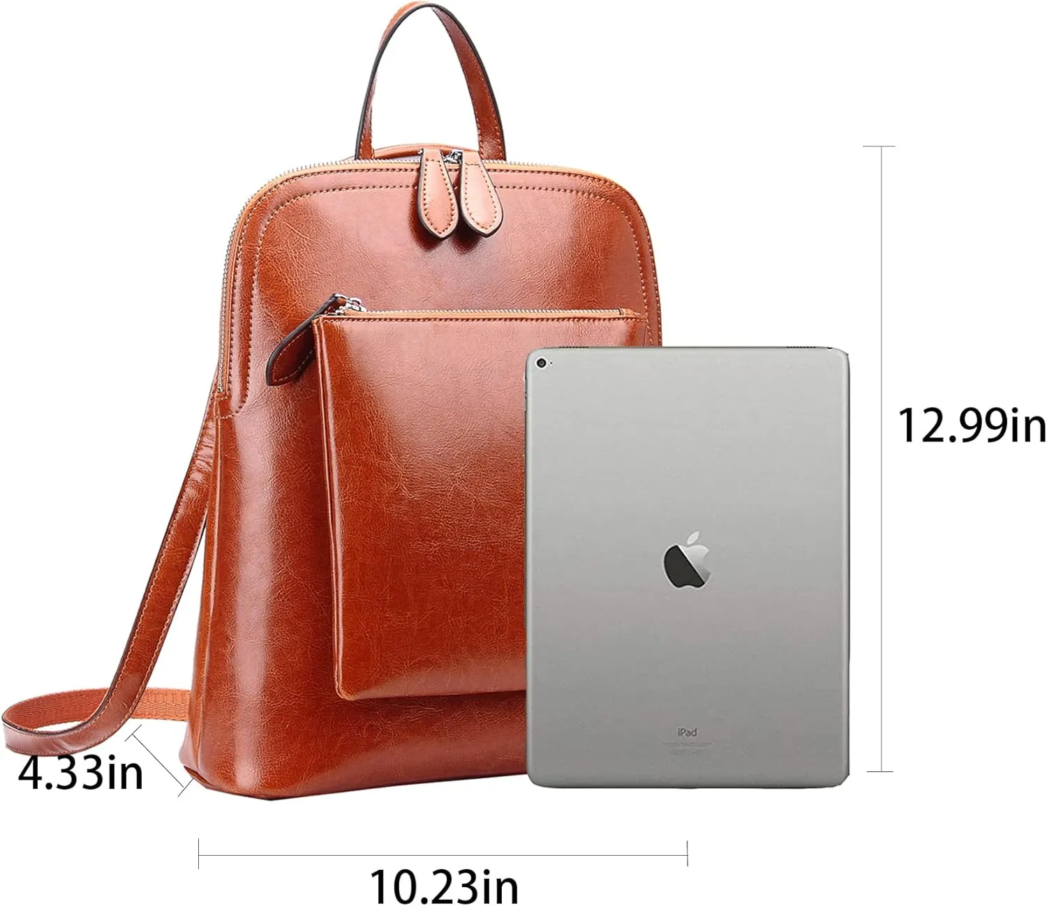 HESHE Backpack for Women Leather Backpack Purse Convertible Designer Bag Back Pack for Work Everything Bag