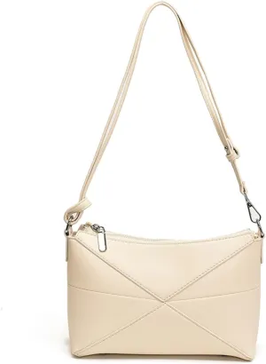 High grade folding geometric underarm purses fashionable commuting shoulder crossbody handbags lunch box bags