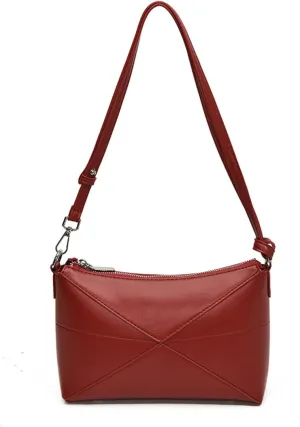 High grade folding geometric underarm purses fashionable commuting shoulder crossbody handbags lunch box bags
