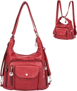 Hobo Bags for Women Large Purse and Handbags Soft PU Leather Women's Shoulder Bags with Multi Pockets Crossbody Bag