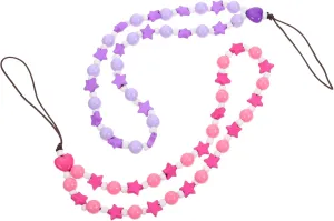 Homoyoyo Phone Hanging Chain Star Shape Hand Wrist Phone Strap Beads Lanyard Decorative