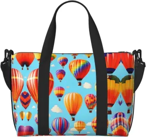 Hot Air Balloons Duffel Bags for Traveling - Lightweight Personal Item Travel Bags, Gym Bags for Men and Women
