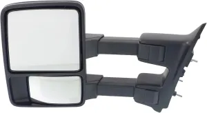 JC Whitney Driver Side Towing Mirror for Ford F-250 F-350 Super Duty F-450 Super Duty F-550 Super Duty 2008-2012 Textured JFD127L