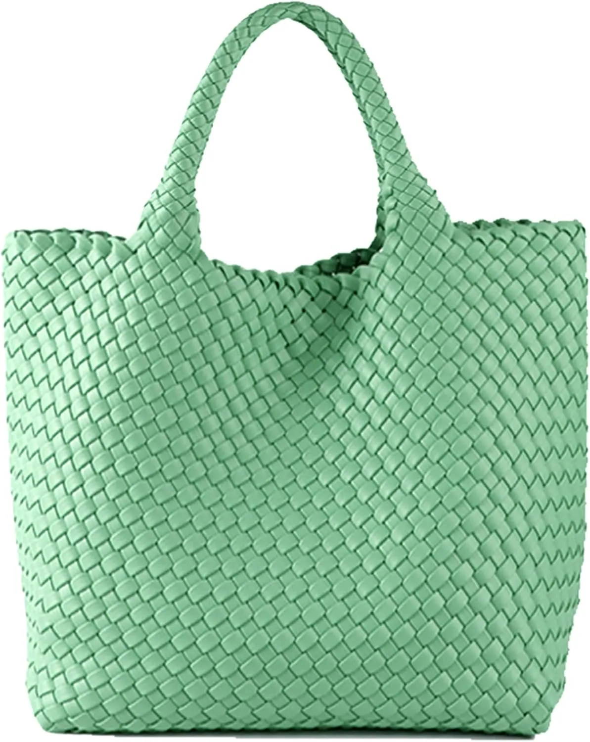 JINMANXUE Fashion Woven Bag Shopper Bag Travel Handbags and Purses Women Tote Bag Large Capacity Shoulder Bags