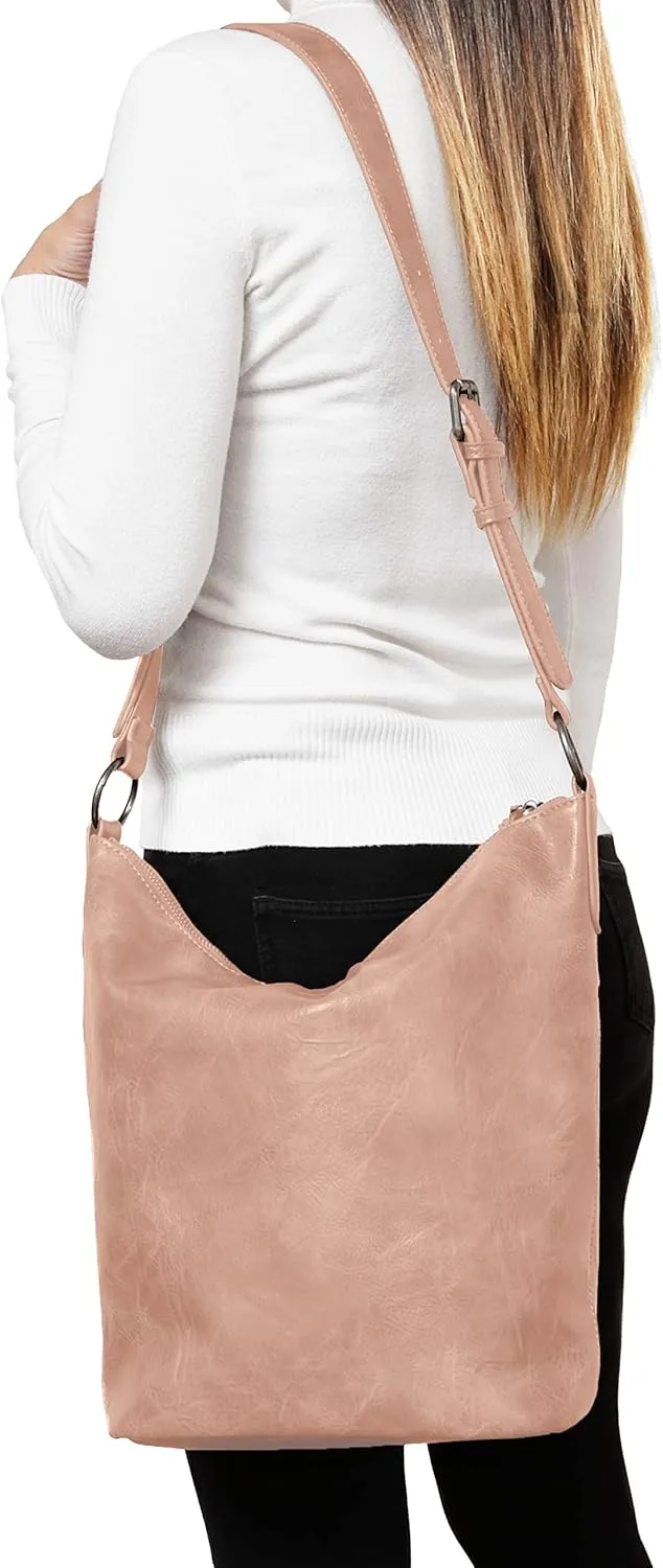 Joy Susan Crossbody Bucket Handbag: Nori Tote