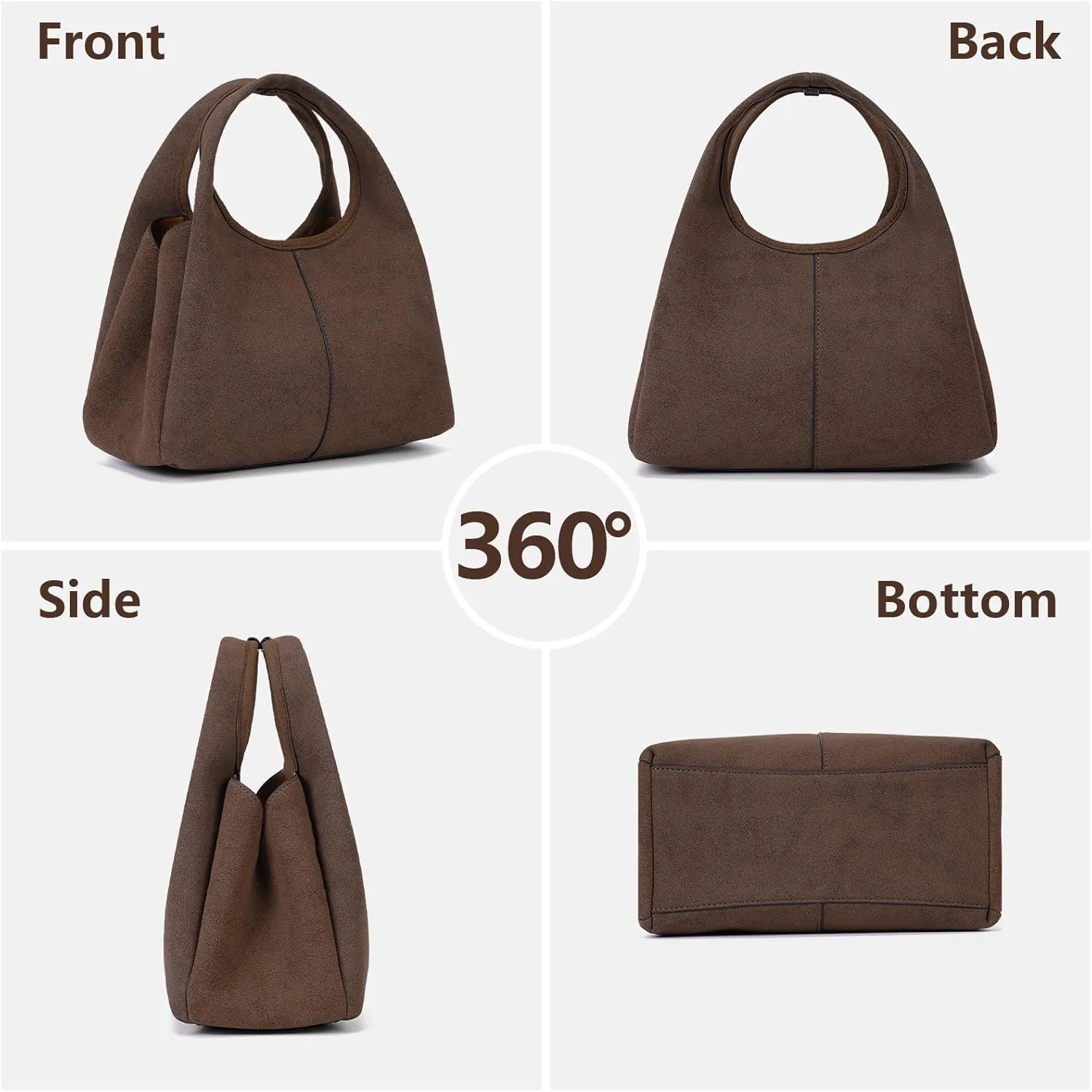 JQWSVE Crossbody Bag Top Handle Handbag for Women Trendy Purse Satchel Bags Pebble Leather Shoulder Bag Hobo Tote Handbag