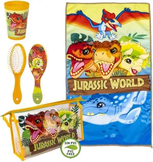Jurassic Park Toiletry Bag - Zip Closure - 23 x 15 x 8 cm - includes Accessories - Waterproof Design - Ideal for Travel - Original Product Designed in Spain, Transparent, std, Beauty Case