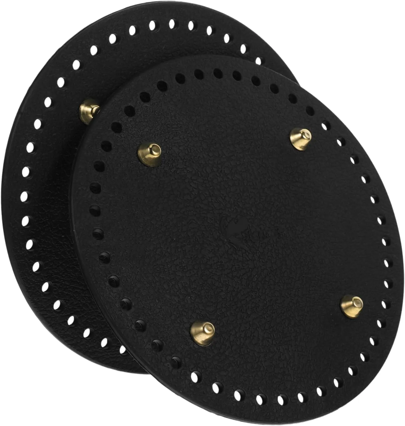 KAILIKETIY 2Pcs DIY Bag Making Kit Sturdy Faux Leather Bottom Shaper Pads with Holes and Nails for Shoulder Bags Tote Bags and Backpacks Easy to Clean and Durable Craft Supplies