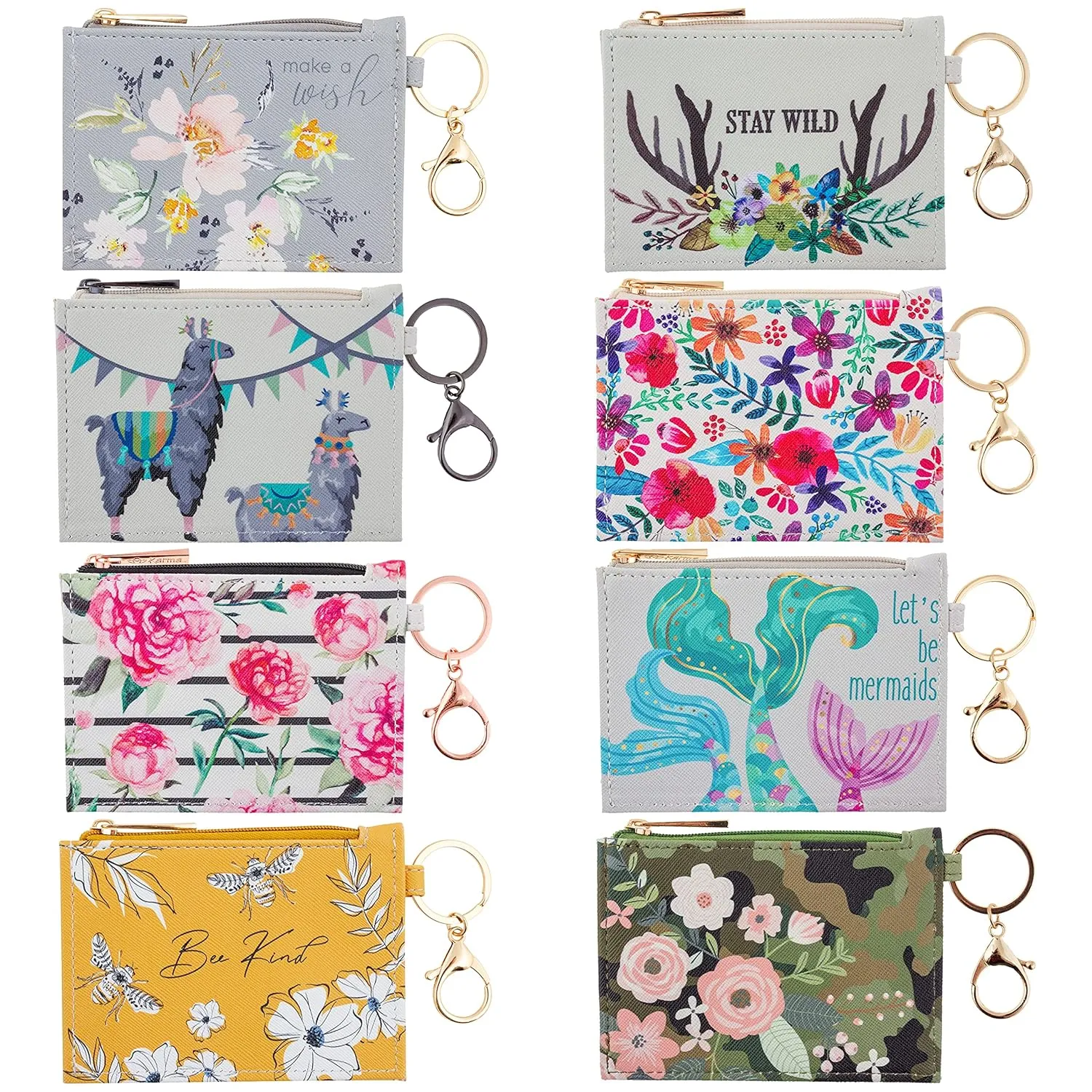 Karma Gifts Mermaid Zip Id Holders