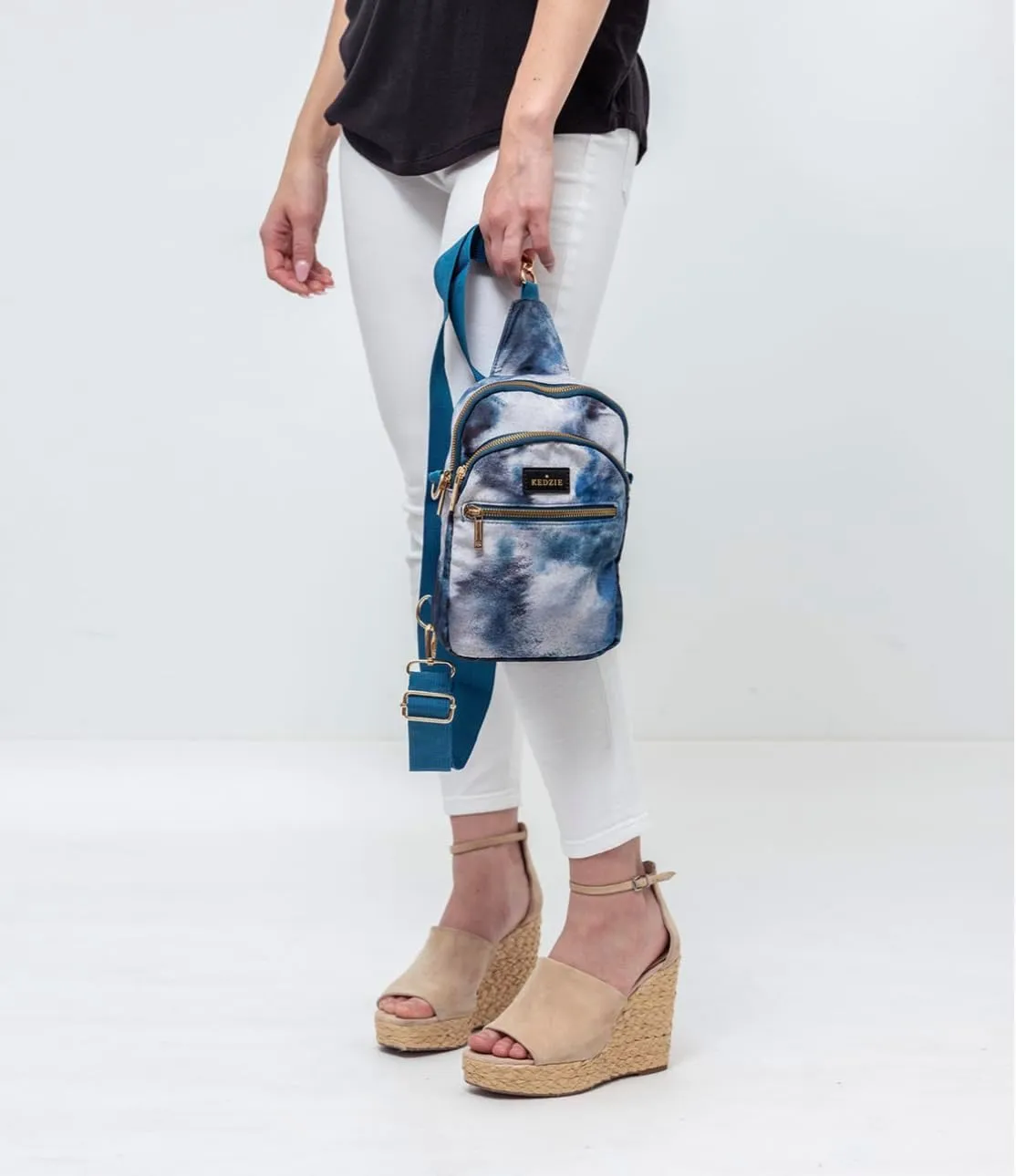 KEDZIE Roundtrip Convertible Sling & Crossbody Bag for Women with Adjustable Strap