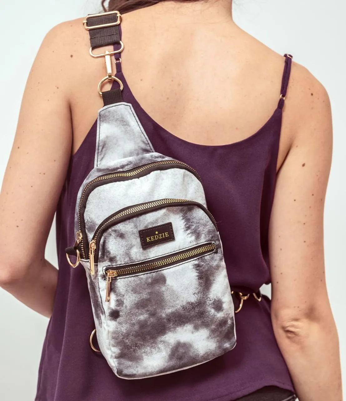 KEDZIE Roundtrip Convertible Sling & Crossbody Bag for Women with Adjustable Strap