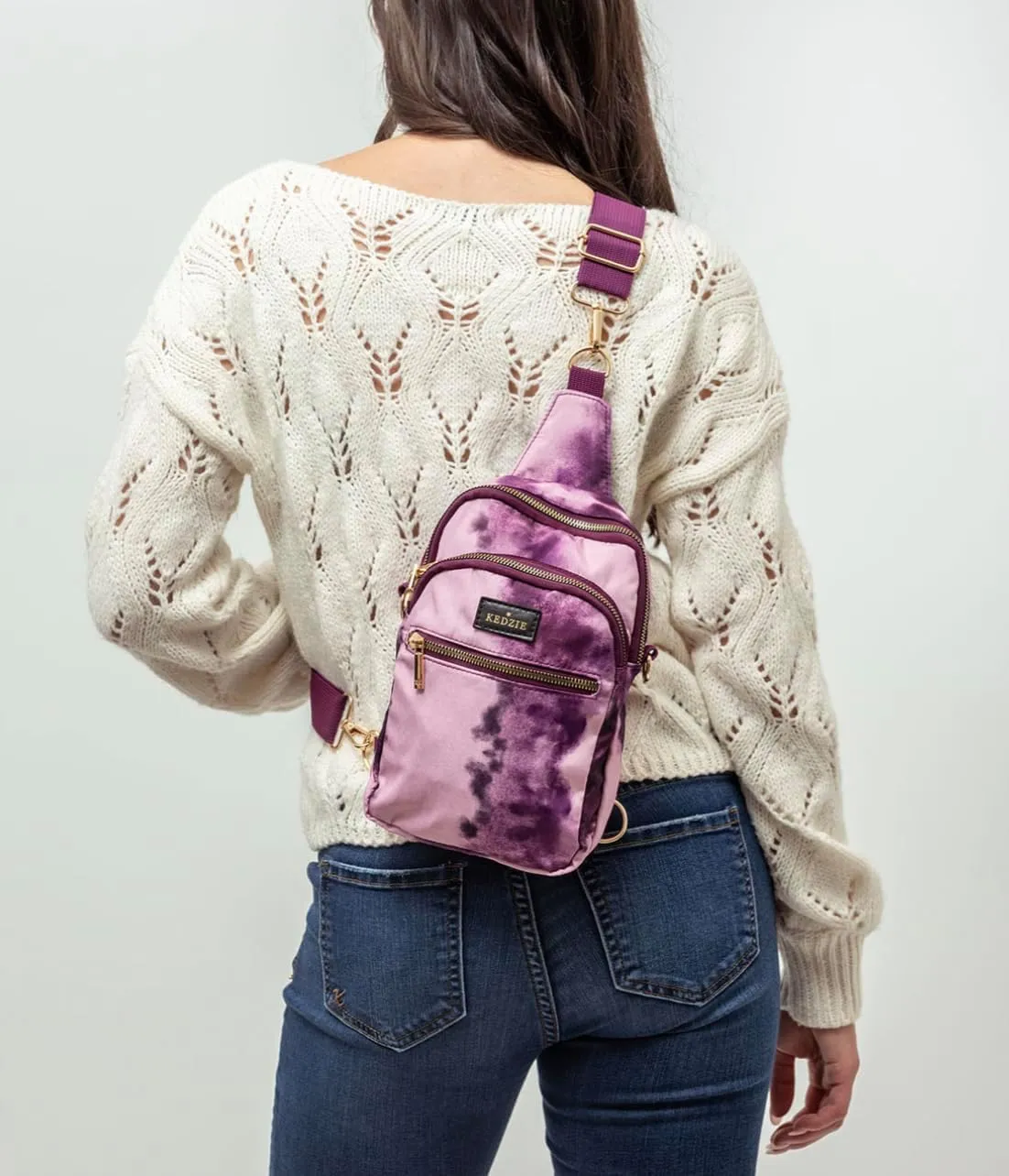 KEDZIE Roundtrip Convertible Sling & Crossbody Bag for Women with Adjustable Strap