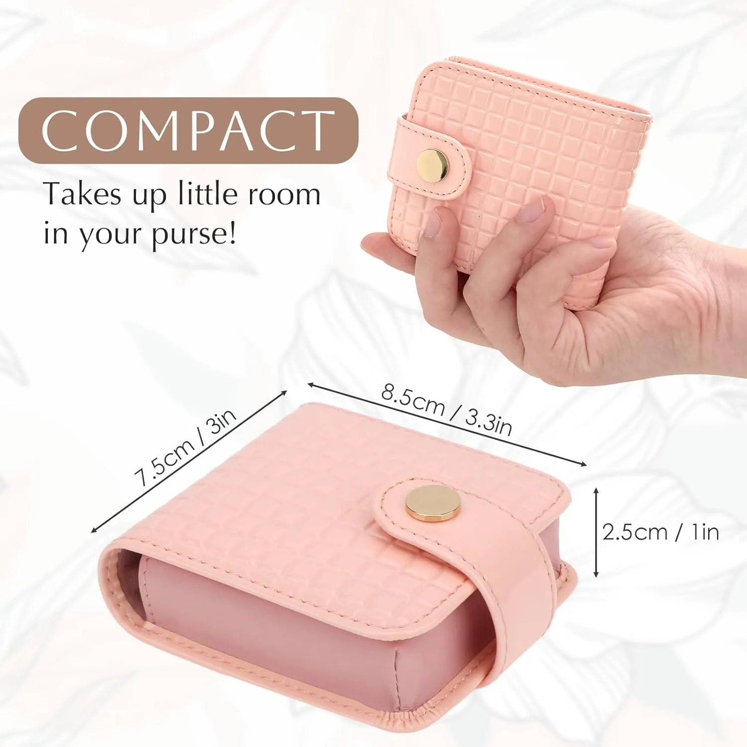 kilofly Genuine Leather Double Lipstick Case Cosmetic Makeup Holder   Gift Box