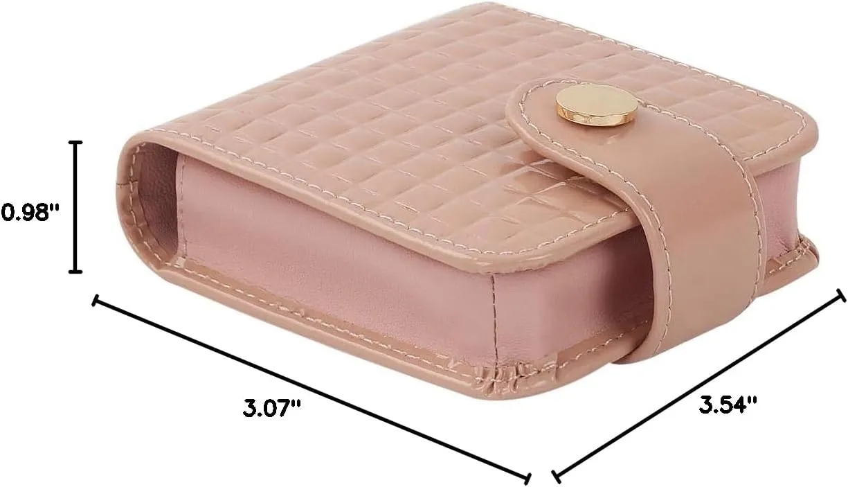 kilofly Genuine Leather Double Lipstick Case Cosmetic Makeup Holder   Gift Box