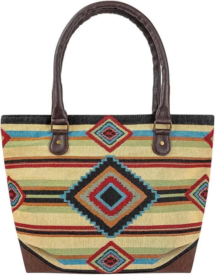 Kinara Southwestern Woven Shoulder Bag – Fine Weaving Native American Design Pattern