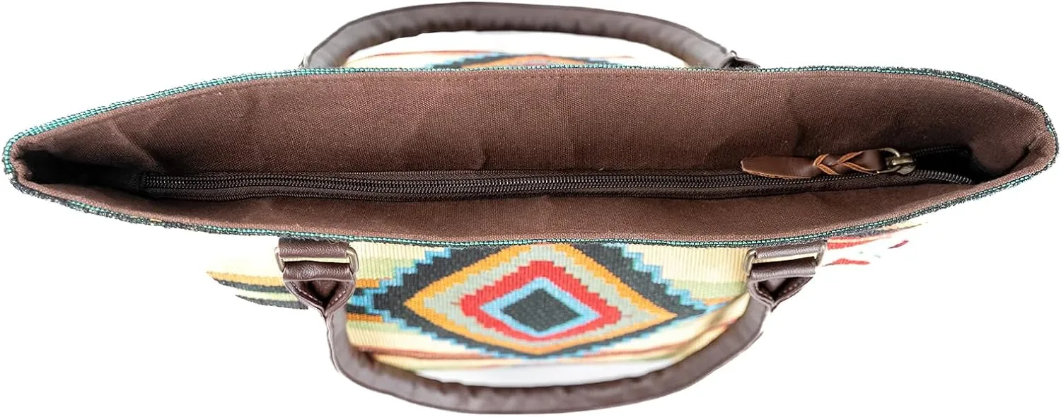 Kinara Southwestern Woven Shoulder Bag – Fine Weaving Native American Design Pattern