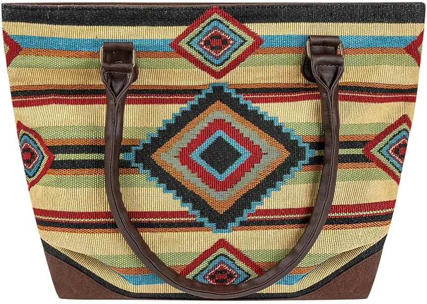 Kinara Southwestern Woven Shoulder Bag – Fine Weaving Native American Design Pattern