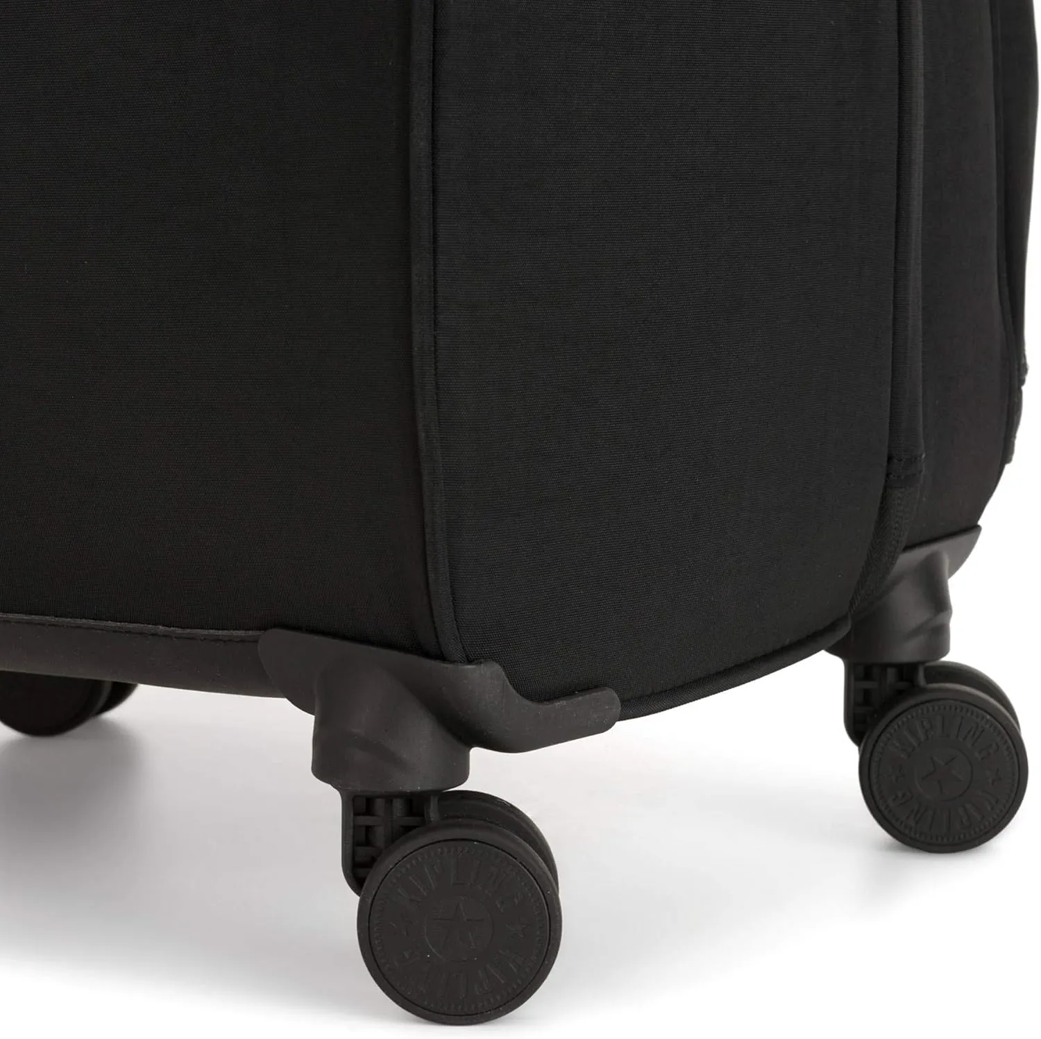 Kipling Spontaneous Softside Spinner Wheel Luggage, Integrated TSA Accepted Lock, Black Noir, Checked-Large,KI4193