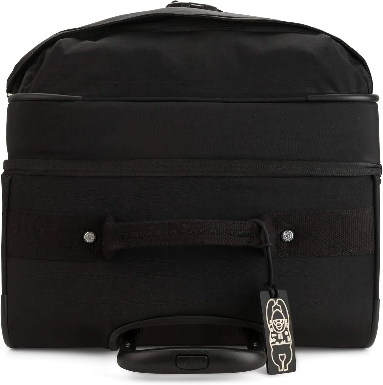 Kipling Spontaneous Softside Spinner Wheel Luggage, Integrated TSA Accepted Lock, Black Noir, Checked-Large,KI4193