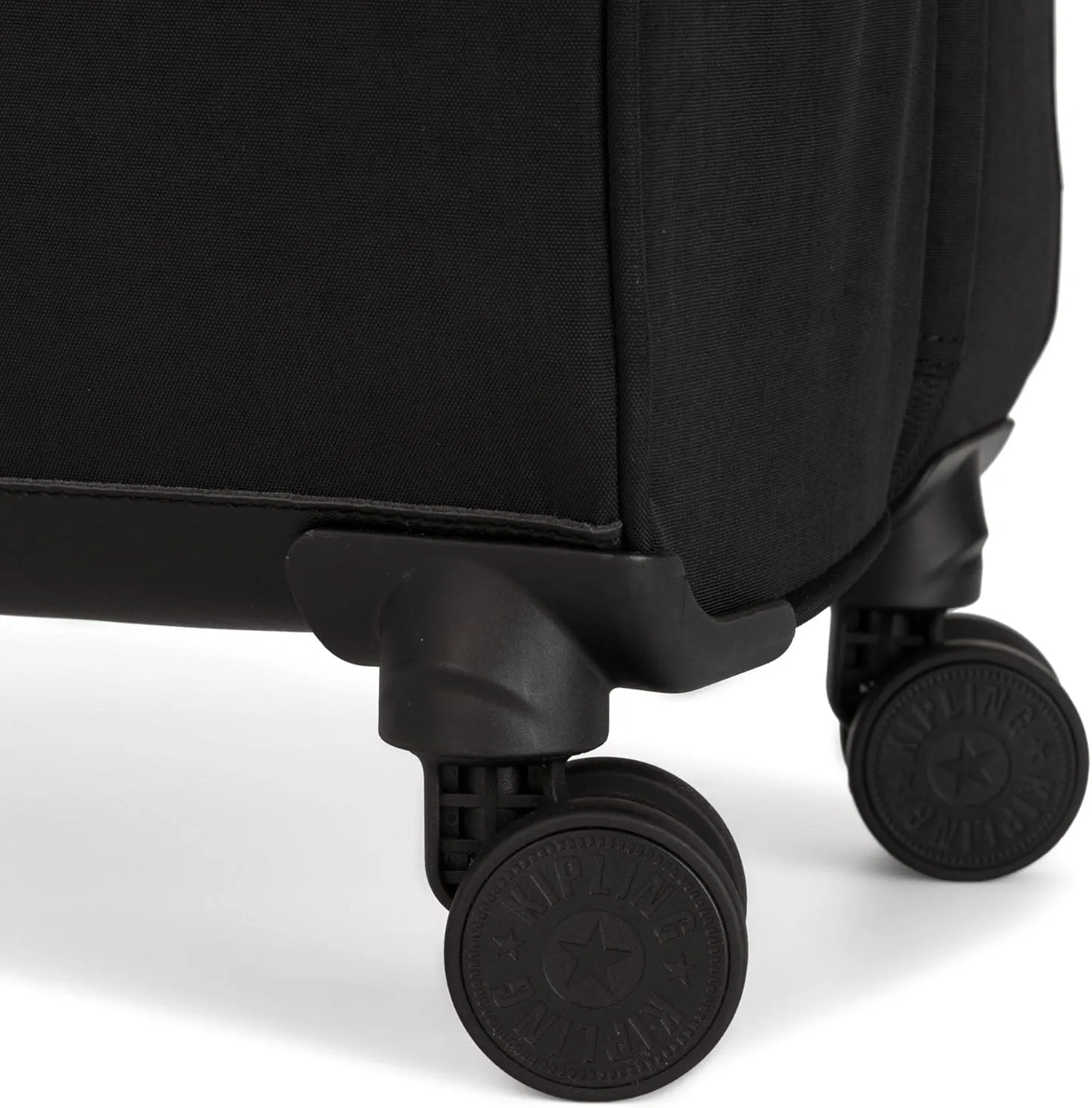 Kipling Spontaneous Softside Spinner Wheel Luggage, Integrated TSA Accepted Lock, Black Noir, Checked-Medium 26,KI6918