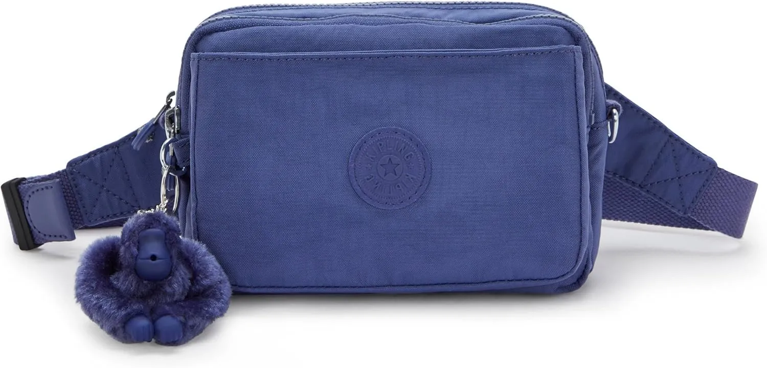 Kipling Women's Abanu Multi Crossbody Bag, Lightweight, Adjustable Waist Pack with Multi-Compartment Zip Pockets