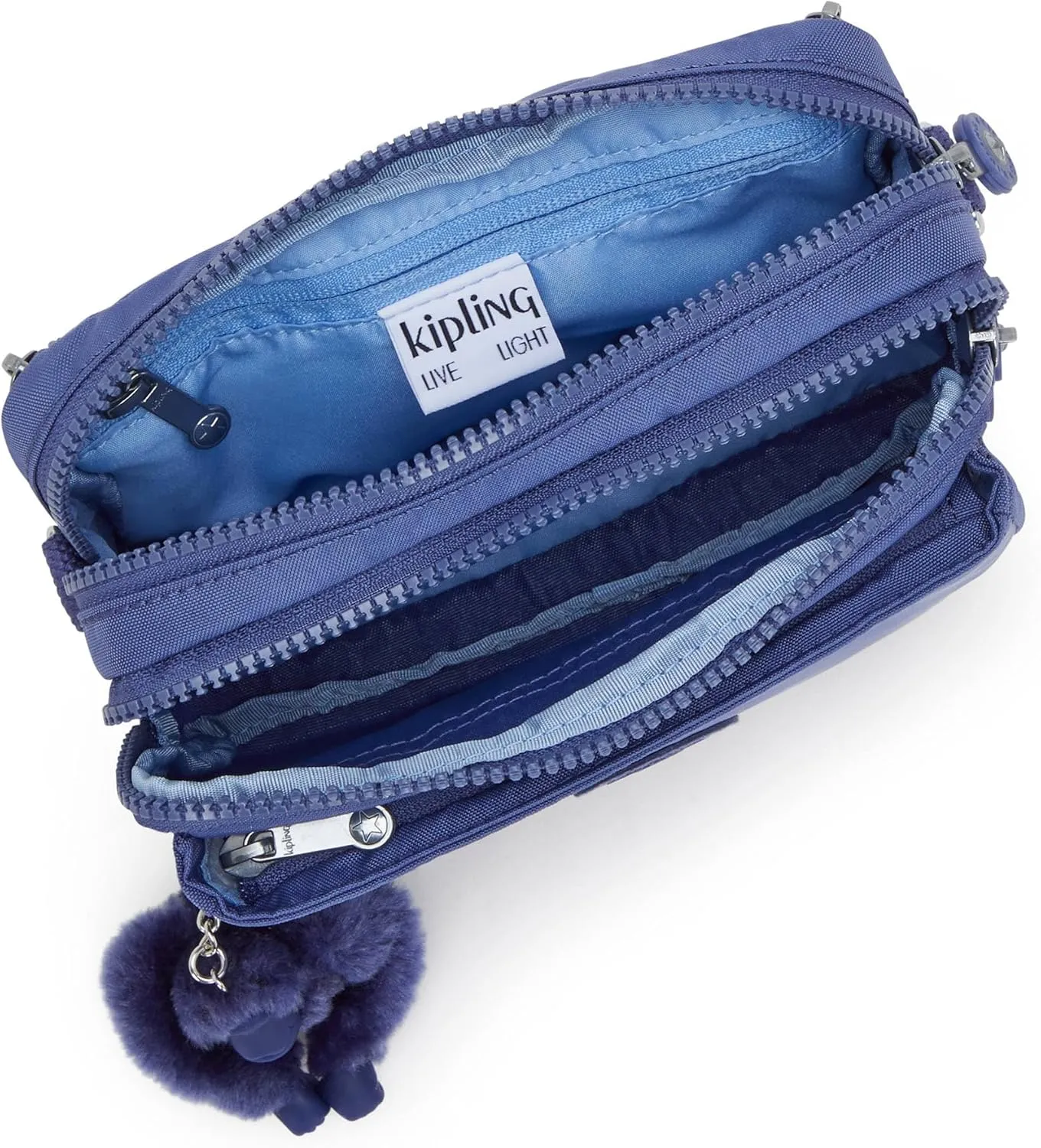 Kipling Women's Abanu Multi Crossbody Bag, Lightweight, Adjustable Waist Pack with Multi-Compartment Zip Pockets