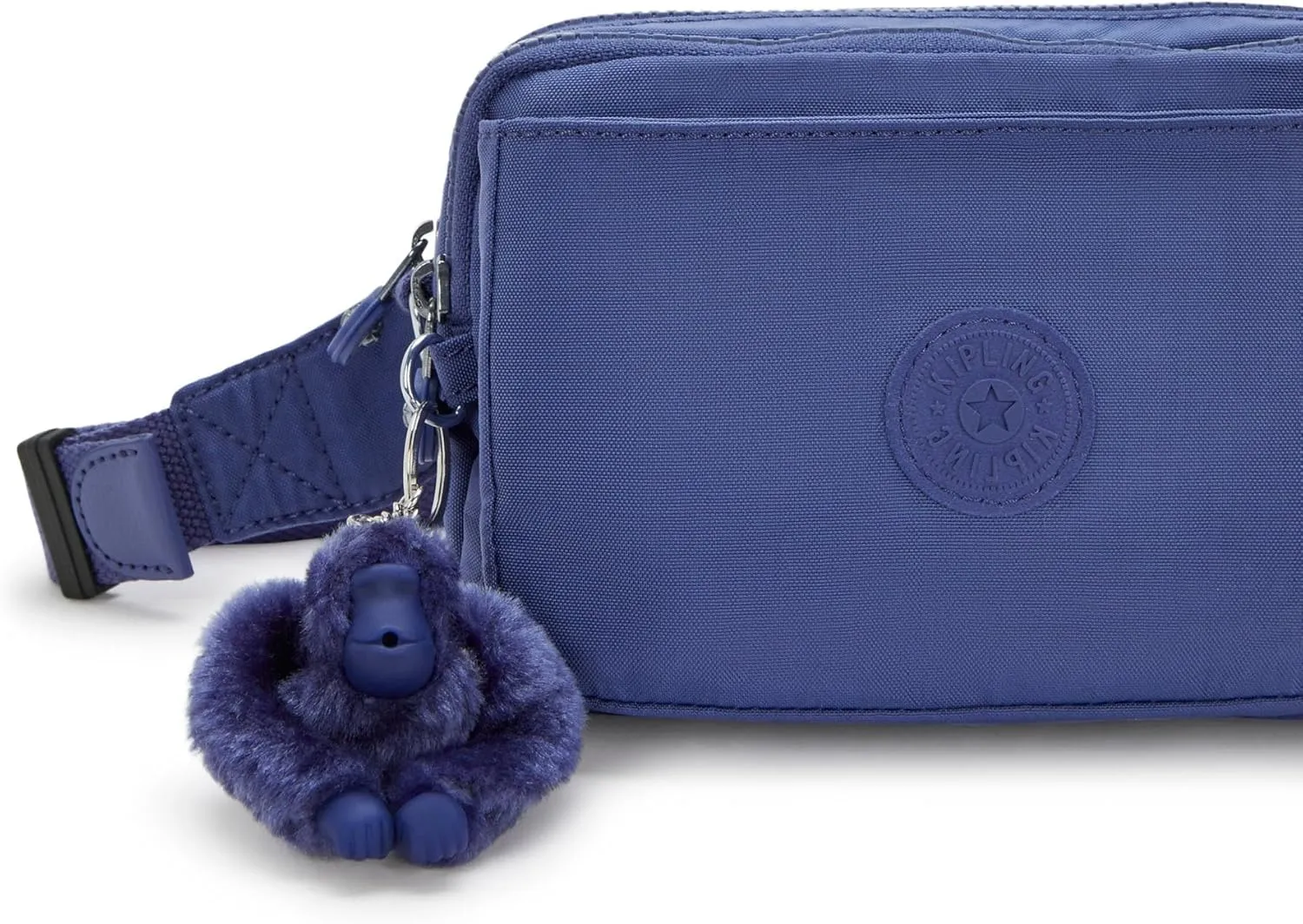 Kipling Women's Abanu Multi Crossbody Bag, Lightweight, Adjustable Waist Pack with Multi-Compartment Zip Pockets