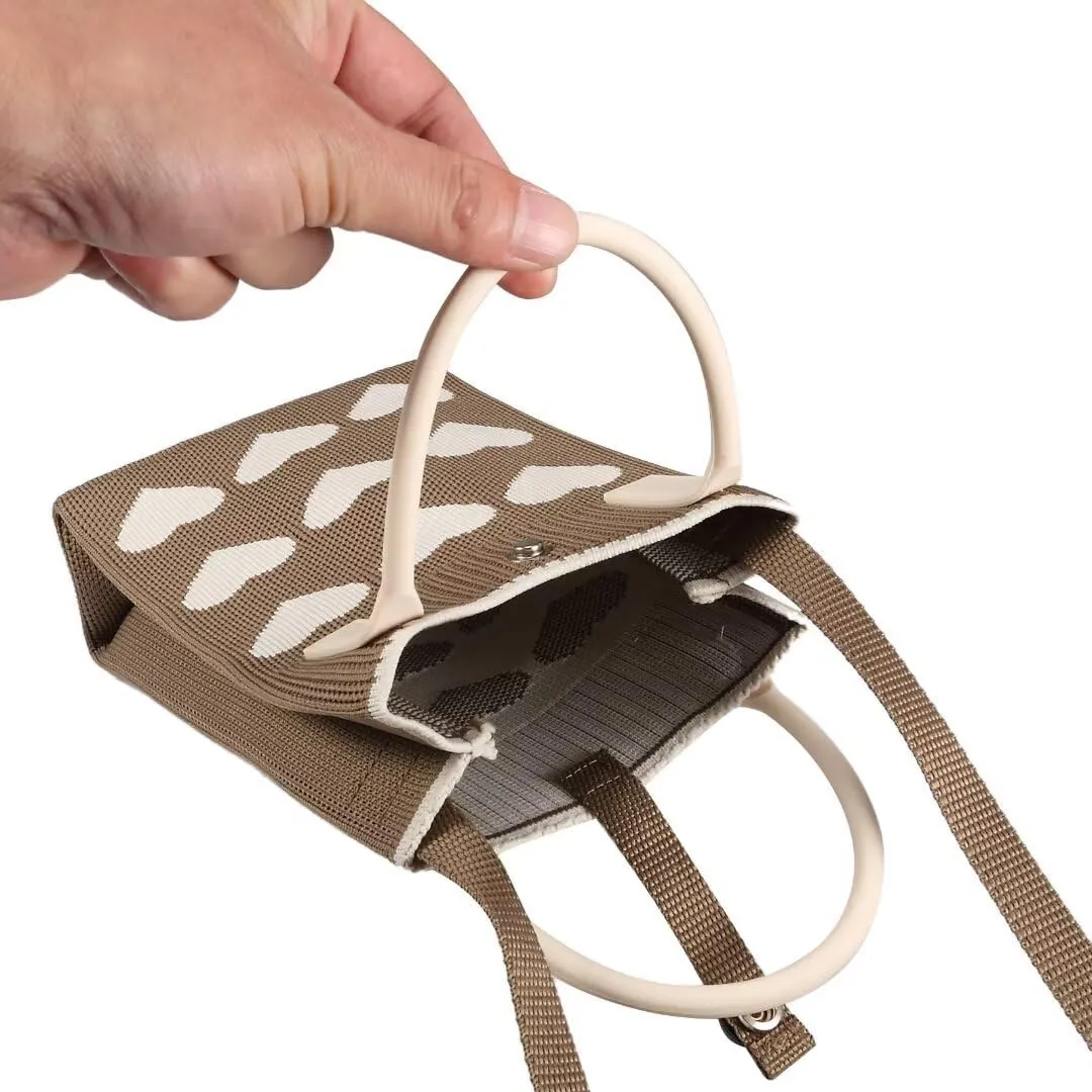 Knitted Lightweight Small Crossbody bags Cell Phone Purses Travel Pouch Shoulder Bag for Women