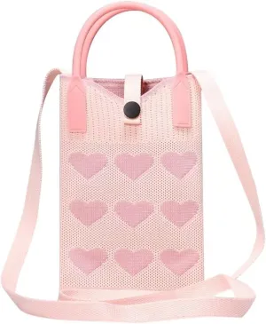 Knitted Lightweight Small Crossbody bags Cell Phone Purses Travel Pouch Shoulder Bag for Women