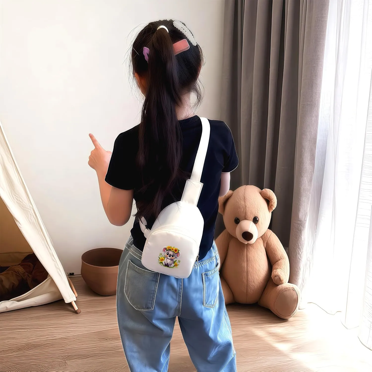 Koala Mini Sling Bag, Crossbody Bag, Toddler Purse For Kids Girl, Birthday Gift For 4 5 6 7 8 9 10 11 12 Year Old Gifts For Daughter, Granddaughter, Sister, Niece!