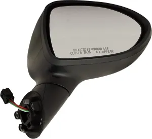 Kool Vue Passenger Side Power Heated Mirror for Kia Rio 2012-2017 Manual Fold With Memory; Without Signal Light Paintable Hatchback & Sedan