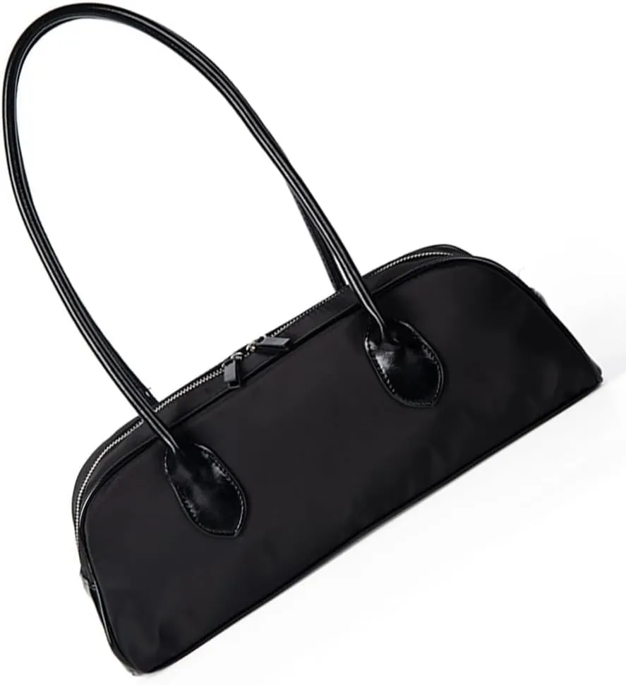 Korean Inspired Nylon Shoulder Bag For Everyday Use Lightweight Handbag Armpit Bags Casual Underarm Purse