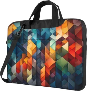 Laptop Sleeve 15.6 inch Sleeve for Women Men Complex Geometric Designs Notebook Shockproof Laptop Case Carrying Case