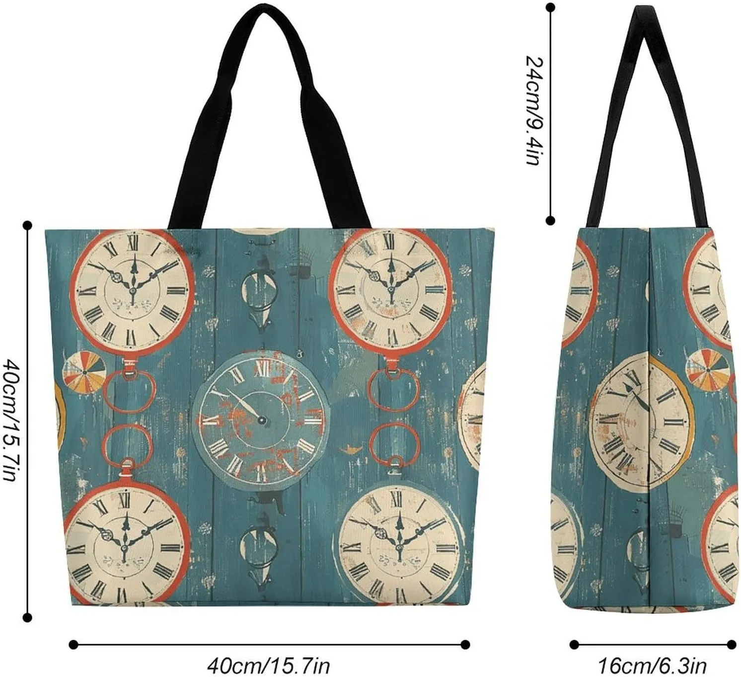 Leaves And Panther Tote Bags, Reusable Grocery Bags, Large Shopping Bag, Shoulder Bag for Women