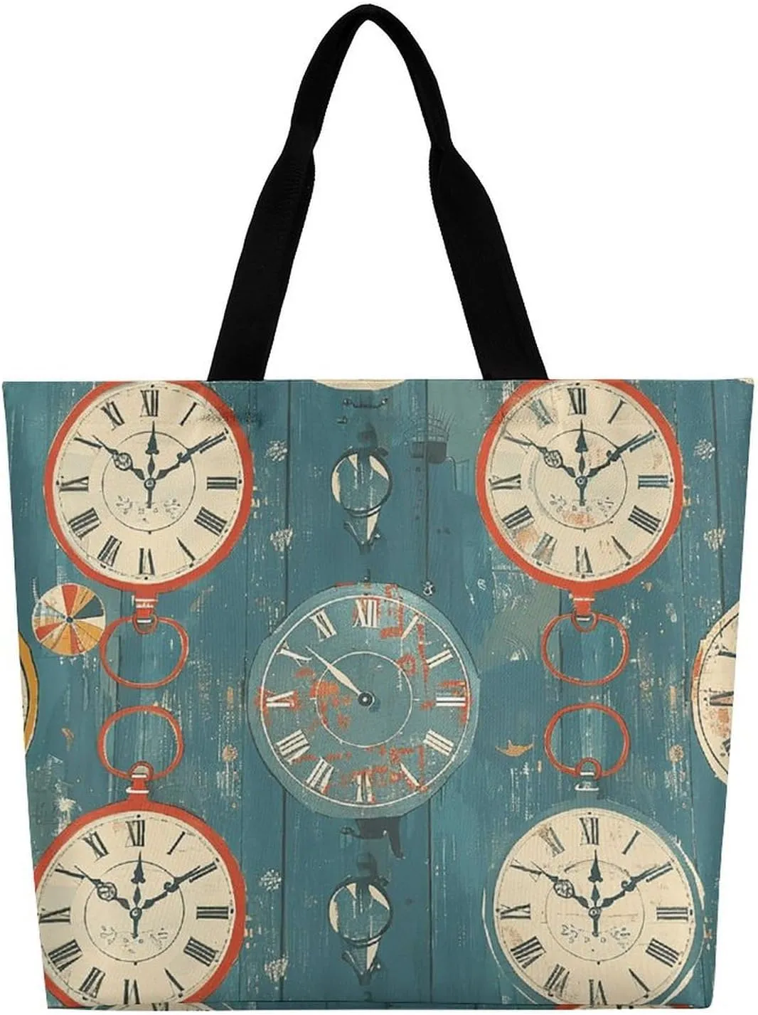 Leaves And Panther Tote Bags, Reusable Grocery Bags, Large Shopping Bag, Shoulder Bag for Women