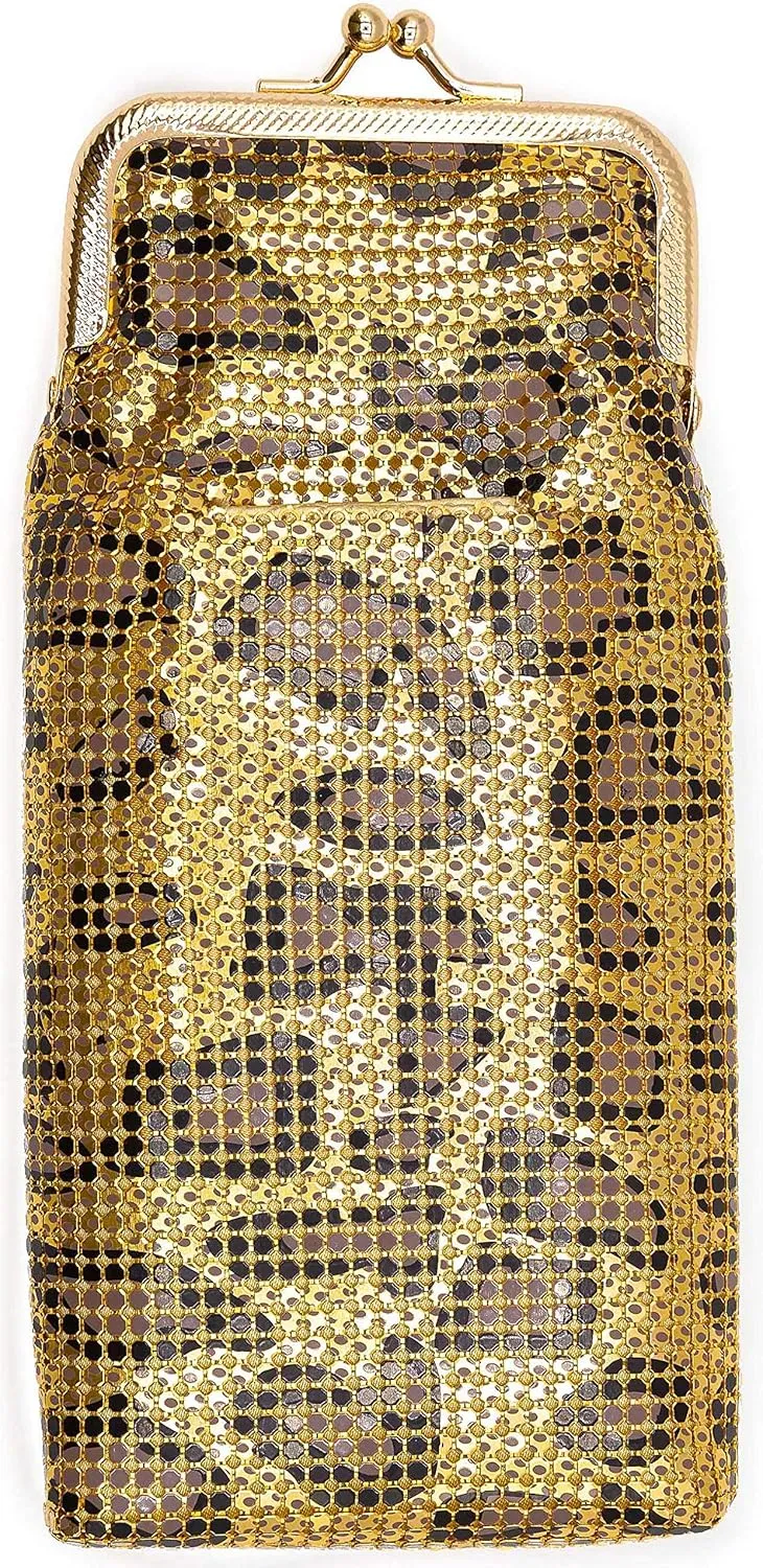 Leopard Soft 3mm Metallic Mesh (Full Pack 100s or 120s) Cigarette Case Purse